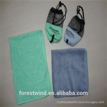 Cheap Water Absorption Microfiber Gym Towel With Bag